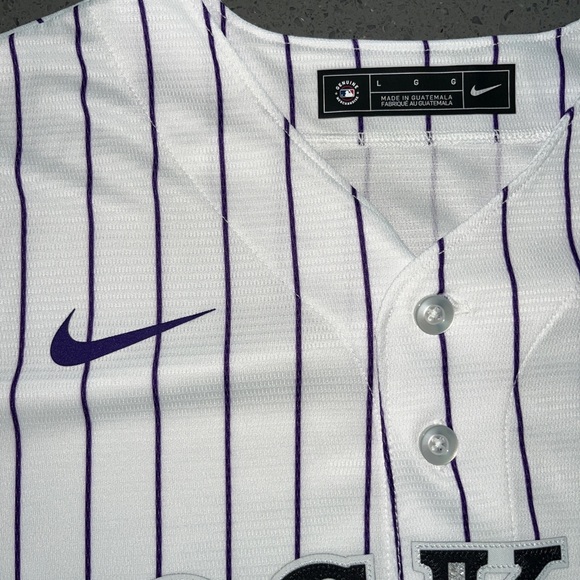 Official MLB, Nike Colorado Rockies jersey sz LG - Picture 4 of 12